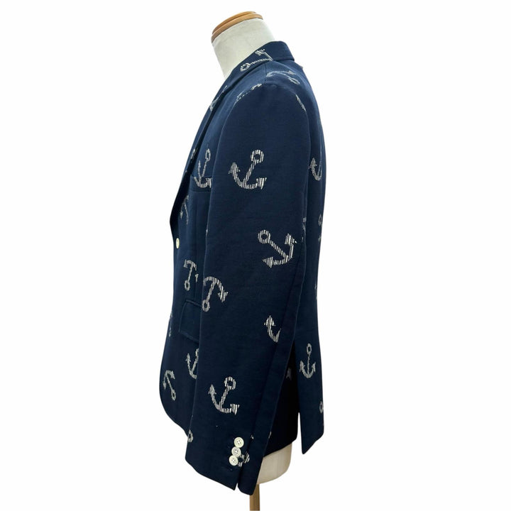 Excellent THOM BROWNE tailored jacket Navy polyester mens MJU426A