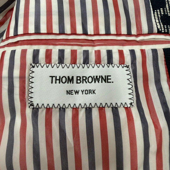 Excellent THOM BROWNE tailored jacket Navy polyester mens MJU426A