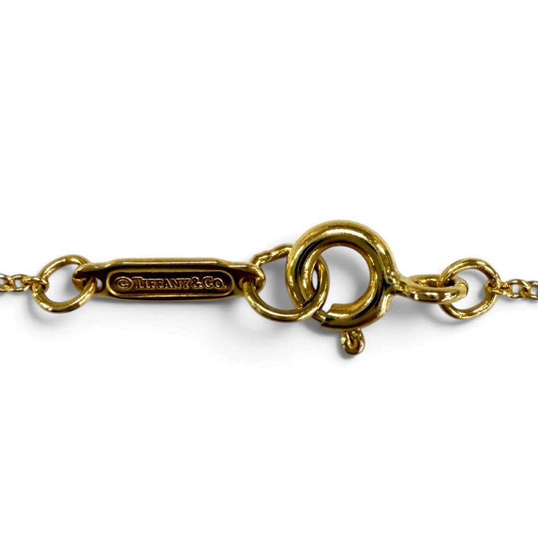 Great TIFFANY&Co. Necklace Bow Yellow Gold 750(YG) Women