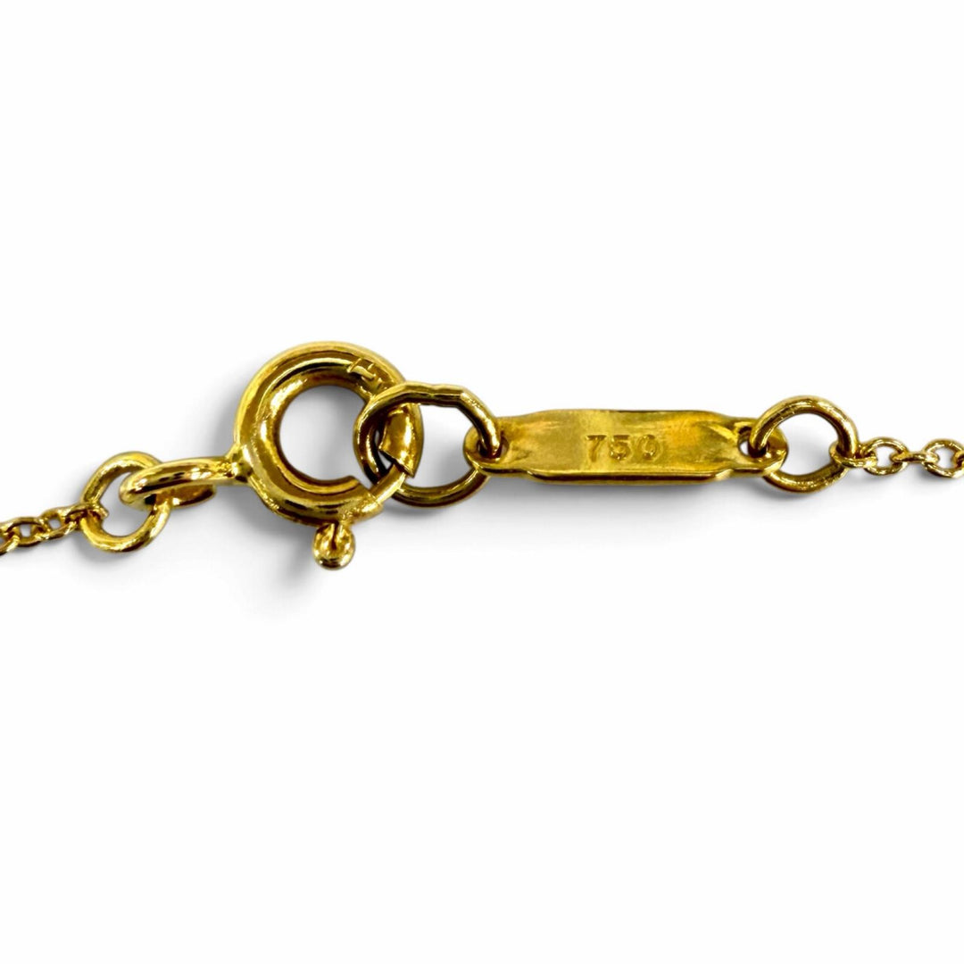 Great TIFFANY&Co. Necklace Bow Yellow Gold 750(YG) Women