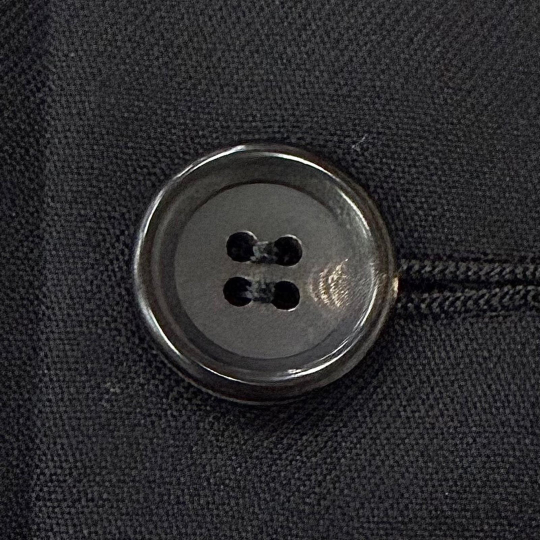 Excellent COMME des GARCONS HOMME DEUX suit single black wool S DL-J001 DL-P001