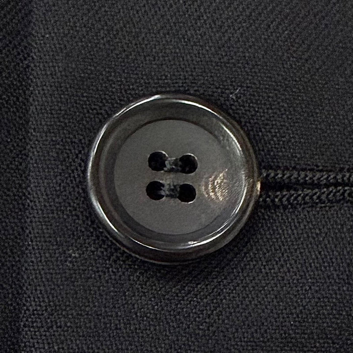 Excellent COMME des GARCONS HOMME DEUX suit single black wool S DL-J001 DL-P001