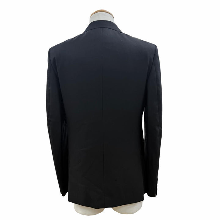 Excellent COMME des GARCONS HOMME DEUX suit single black wool S DL-J001 DL-P001