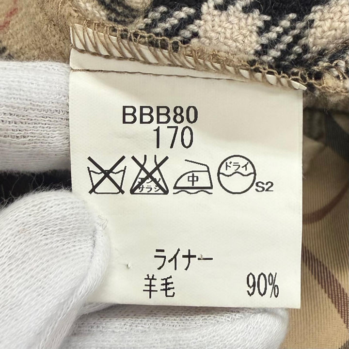 Great BURBERRY LONDON coat Nova Check Pattern lining