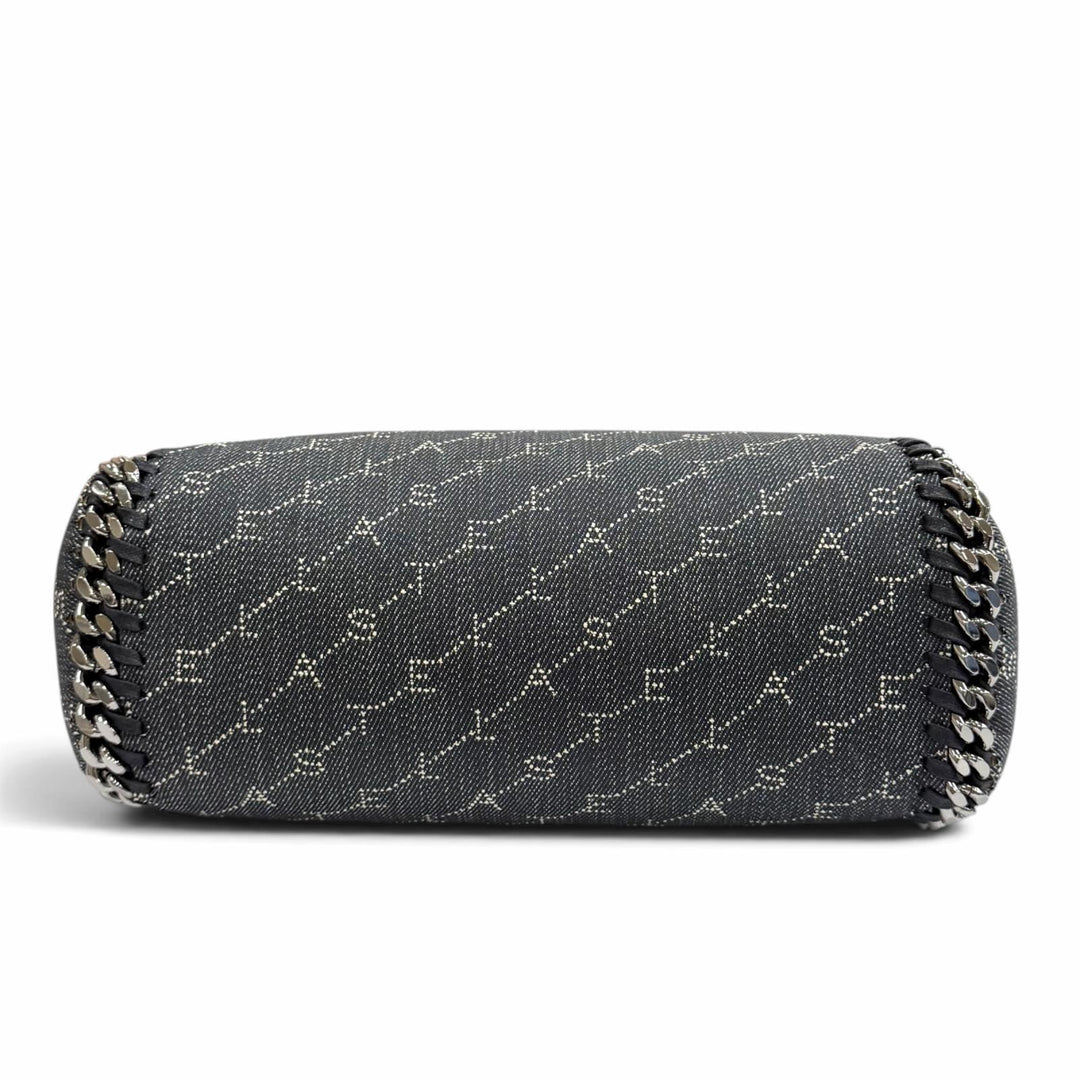 Pristine Stella McCartney Shoulder Bag Monogram Denim Reversible 2-Way 52928