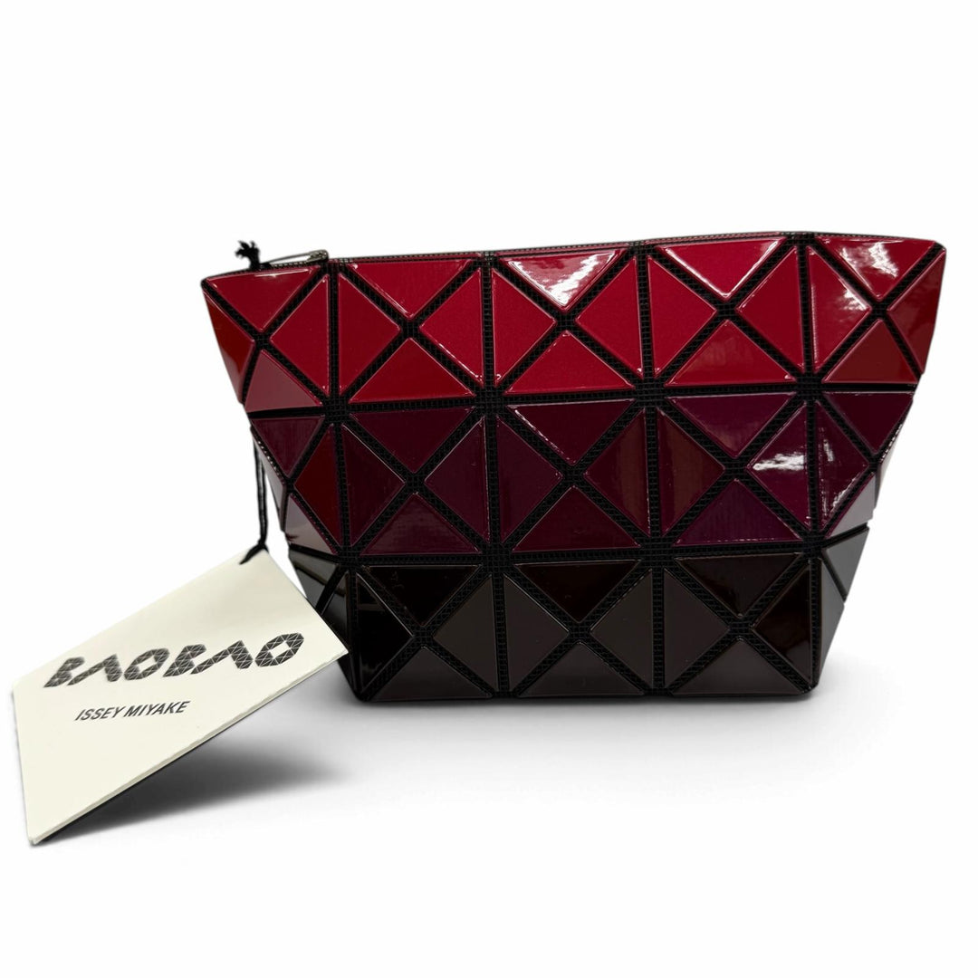Pristine BAOBAO ISSEY MIYAKE Pouch Cosmetic porch Red series PVC BB93-AG515
