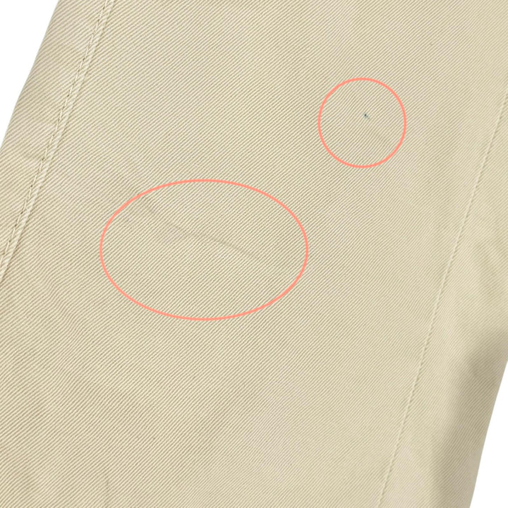 Discounted Great DSQUARED2 cargo pants Damage processing beige cotton mens IT 48 S71KB0329
