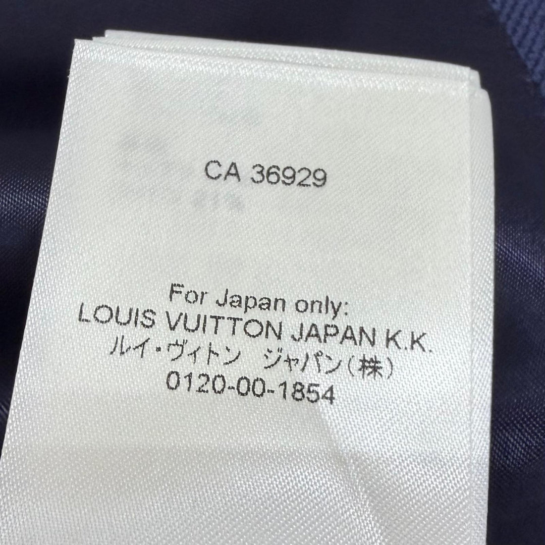Pristine LOUIS VUITTON NIGO tailored jacket Giant Damier Navy