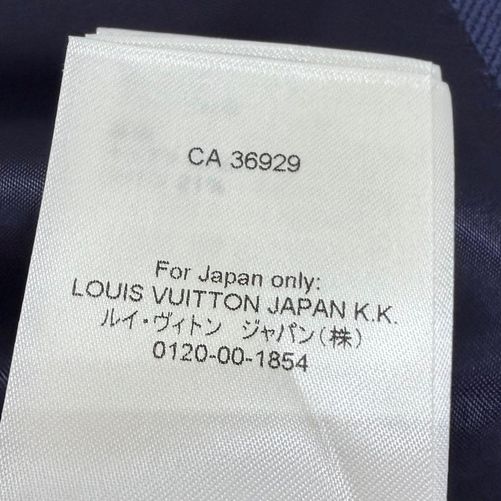 Pristine LOUIS VUITTON NIGO tailored jacket Giant Damier Navy