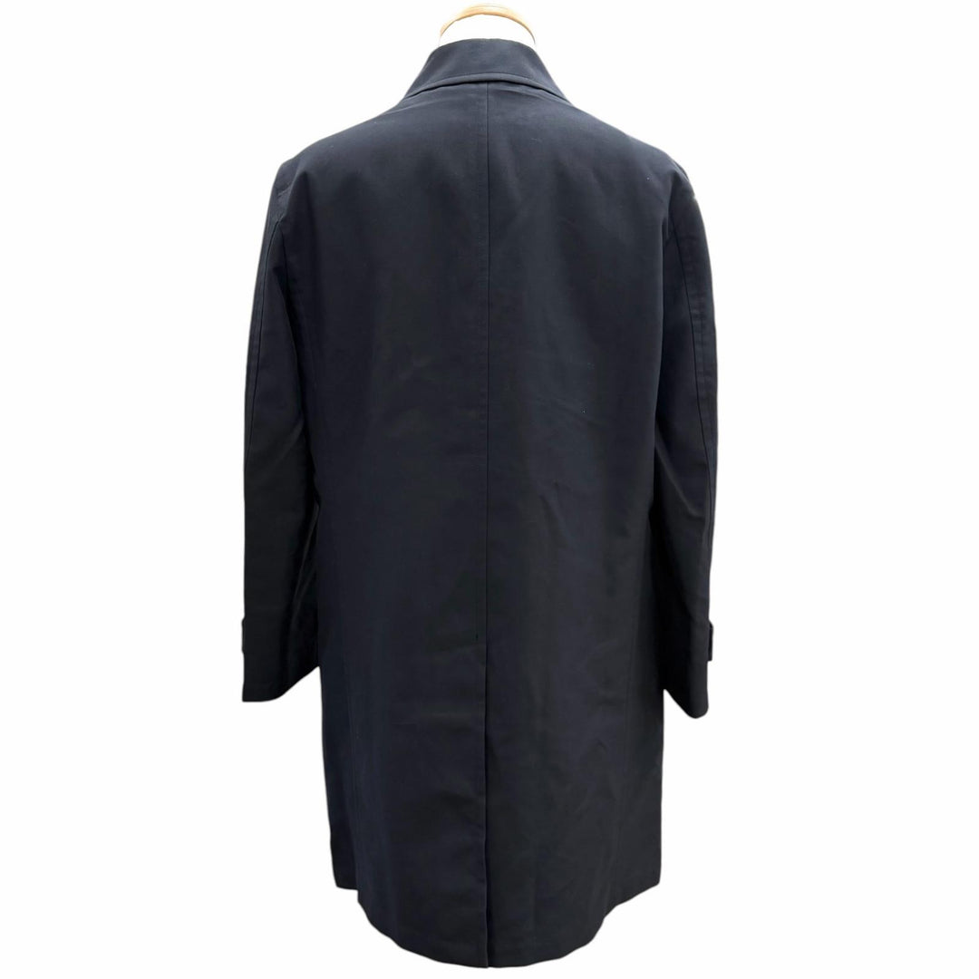 Great BURBERRY LONDON coat Nova check pattern lining black cotton mens