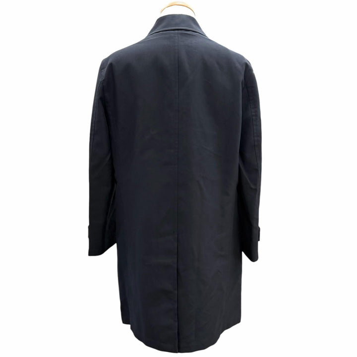 Great BURBERRY LONDON coat Nova check pattern lining black cotton mens