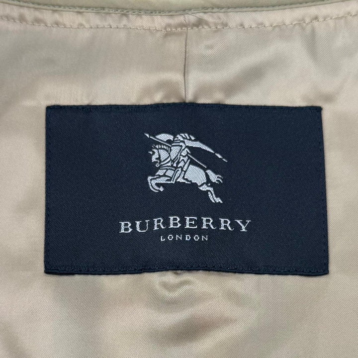 Great BURBERRY LONDON coat Nova check pattern lining black cotton mens
