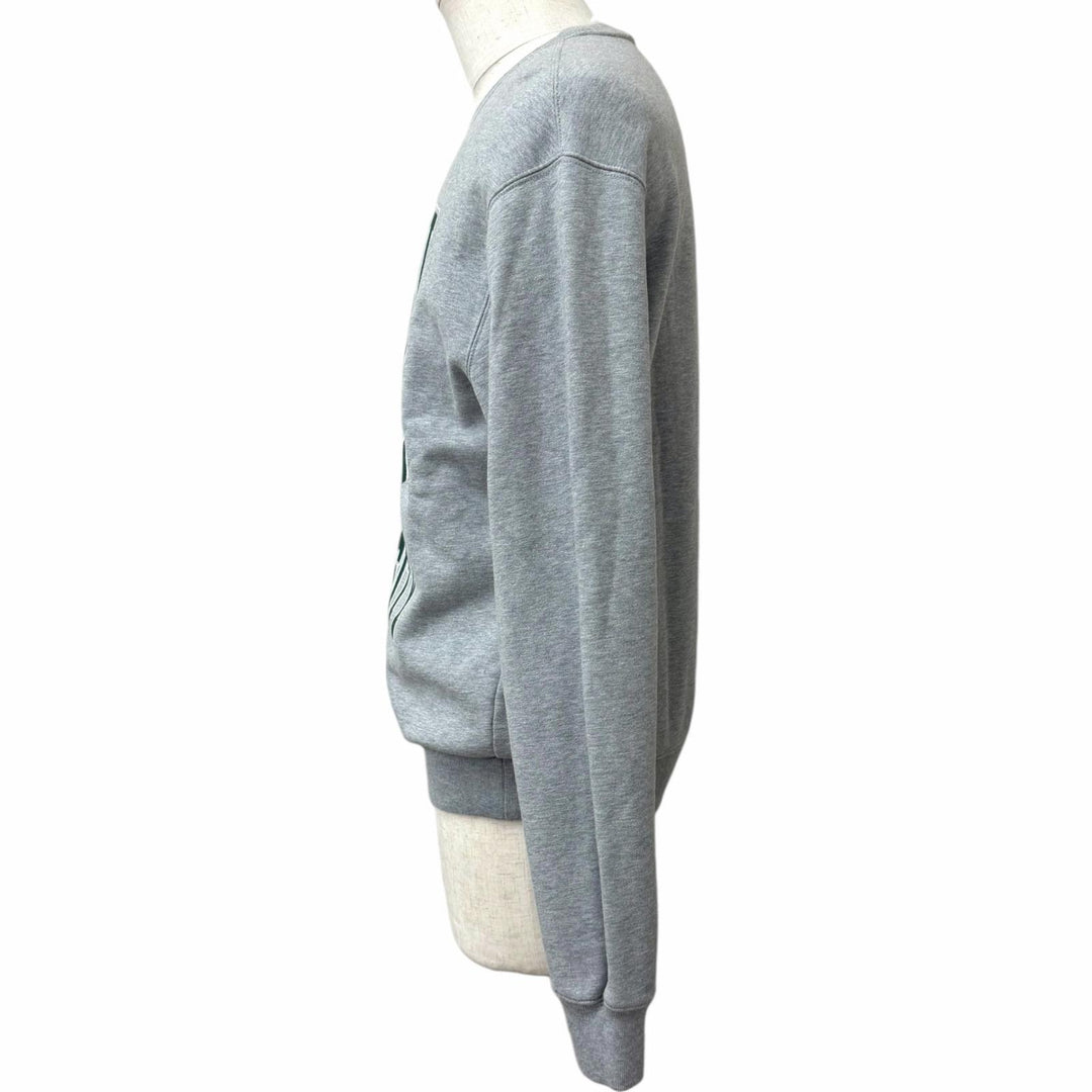Excellent GUCCI sweat GUCCI UNIVERSITY Oversized Crew Neck Light gray
