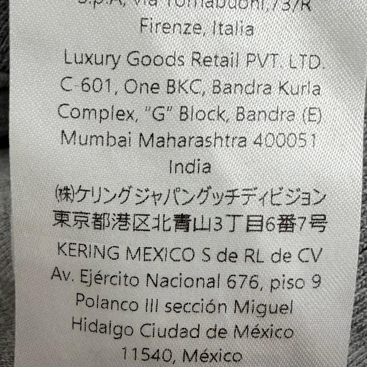 Excellent GUCCI sweat GUCCI UNIVERSITY Oversized Crew Neck Light gray