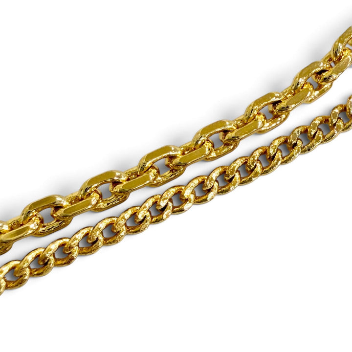 Excellent DIOR Petit CD Double Bracelet Star Rhinestone gold Women B1133PMTCY