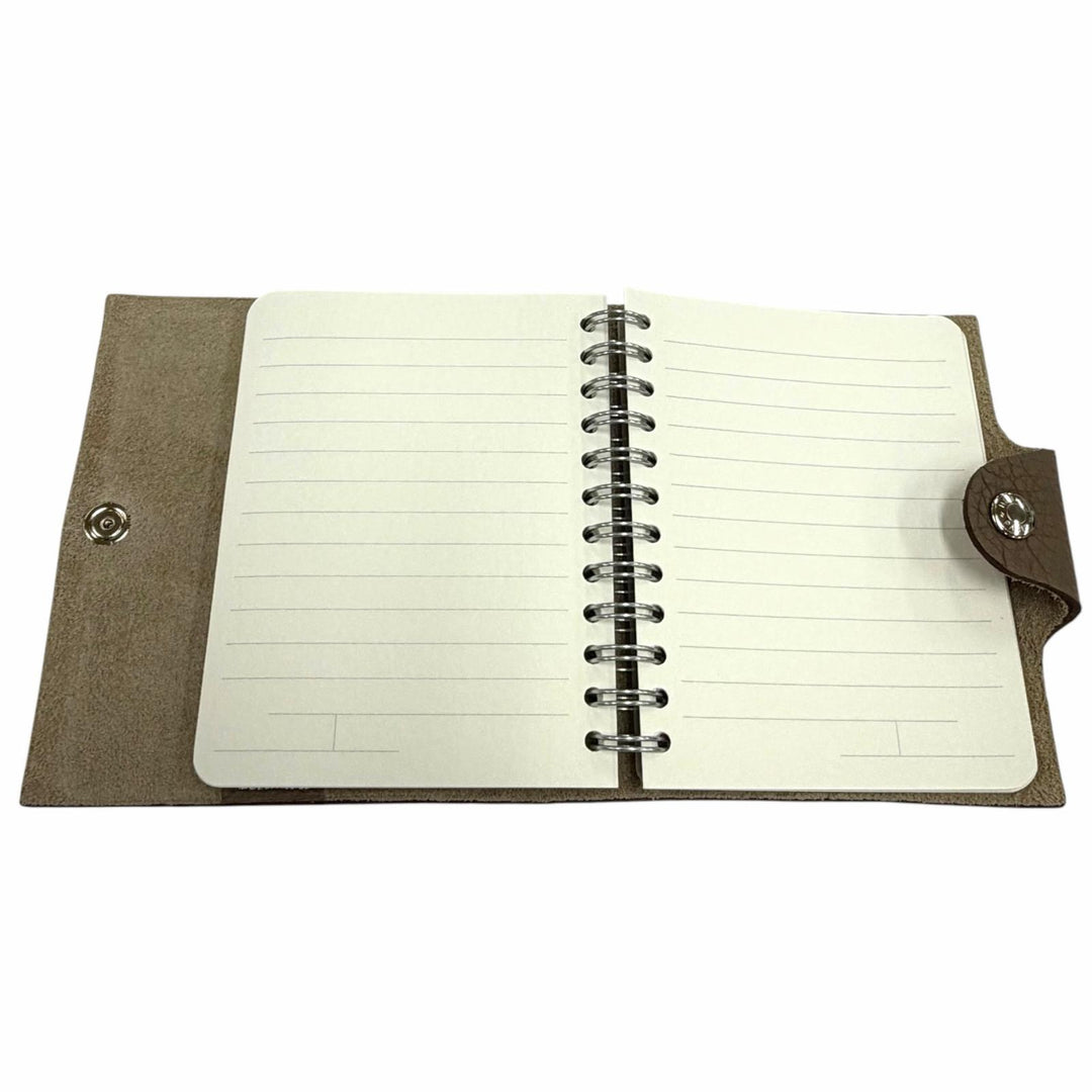 Excellent HERMES Ulysse mini notebook cover Refillable Serie Metal Togo Leather