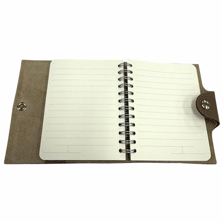 Excellent HERMES Ulysse mini notebook cover Refillable Serie Metal Togo Leather
