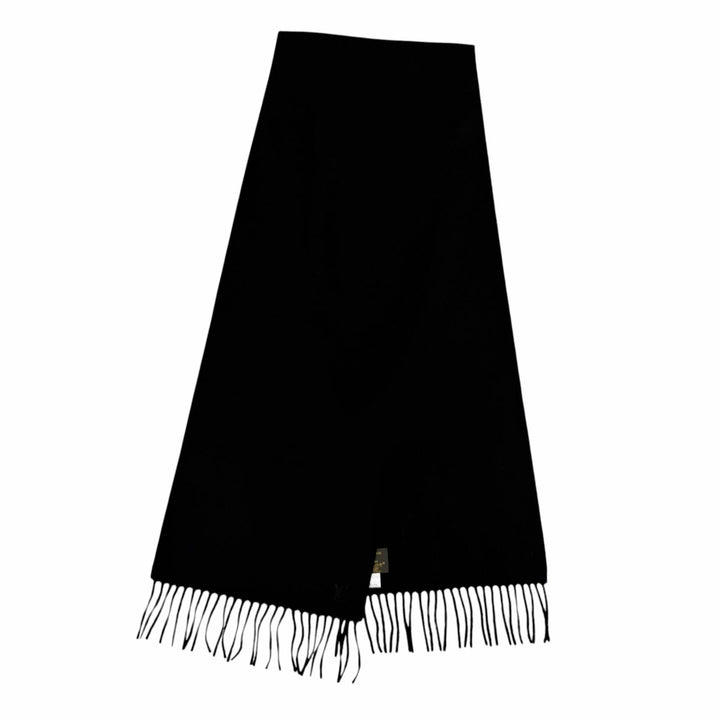 Great LOUIS VUITTON Scarf Echarpe Geram LV logo embroidery cashmere M75362