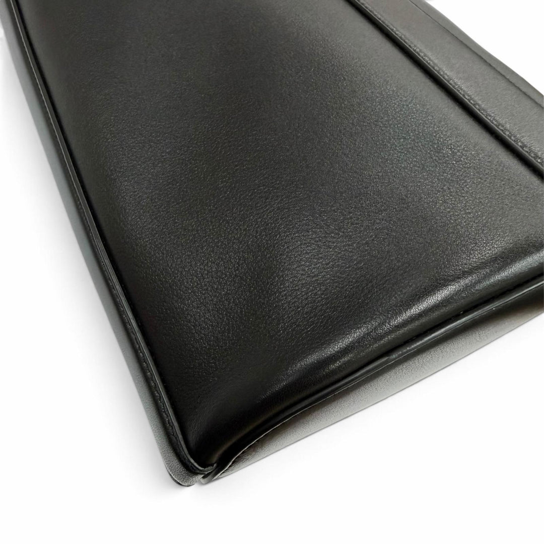 Excellent SAINT LAURENT Shoulder Bag Y-shaped top handle 2-way handbag leather