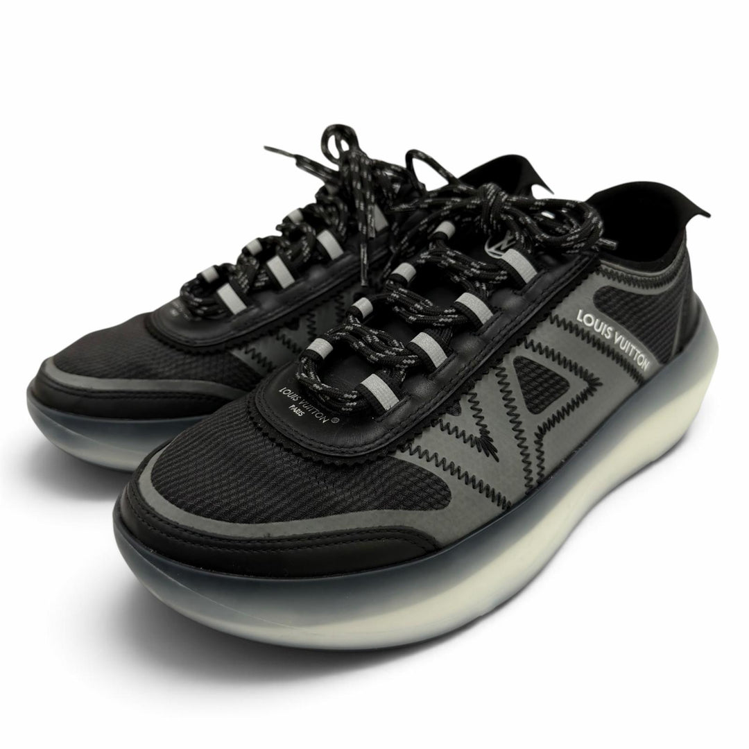 Great LOUIS VUITTON LV Sprint Sneakers leather Women 36.5 1AJOYV