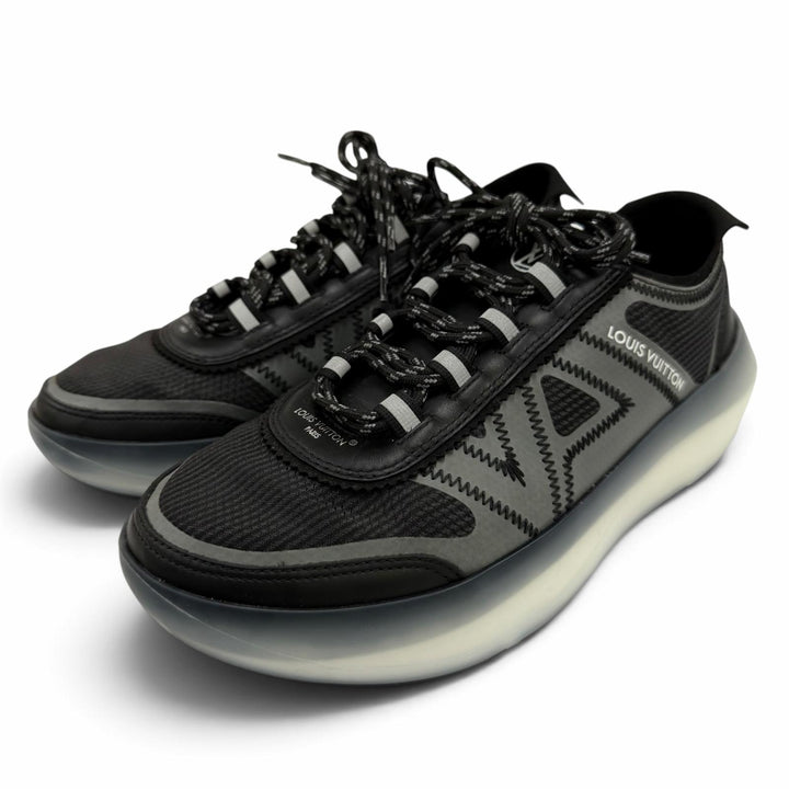 Great LOUIS VUITTON LV Sprint Sneakers leather Women 36.5 1AJOYV
