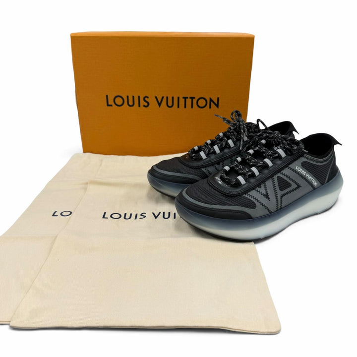 Great LOUIS VUITTON LV Sprint Sneakers leather Women 36.5 1AJOYV