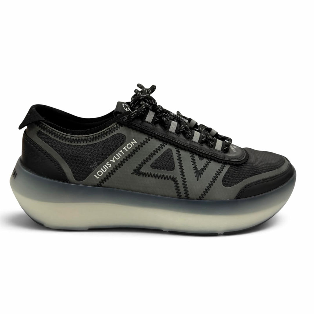 Great LOUIS VUITTON LV Sprint Sneakers leather Women 36.5 1AJOYV