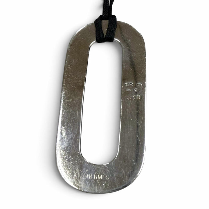 Very Good HERMES Necklace Touareg Silver AG925 mens