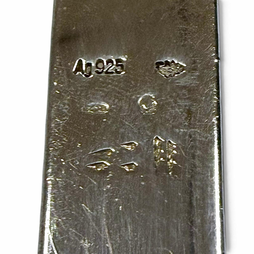 Very Good HERMES Necklace Touareg Silver AG925 mens
