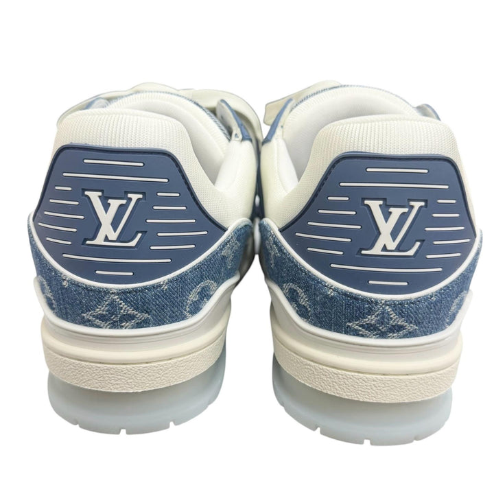 Pristine LOUIS VUITTON Low cut sneakers LV Trainer Line blue