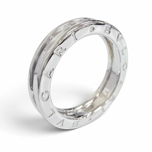 Excellent BVLGARI Ring ring B.zero1 1 band ring 750(WG) White gold 750 mens
