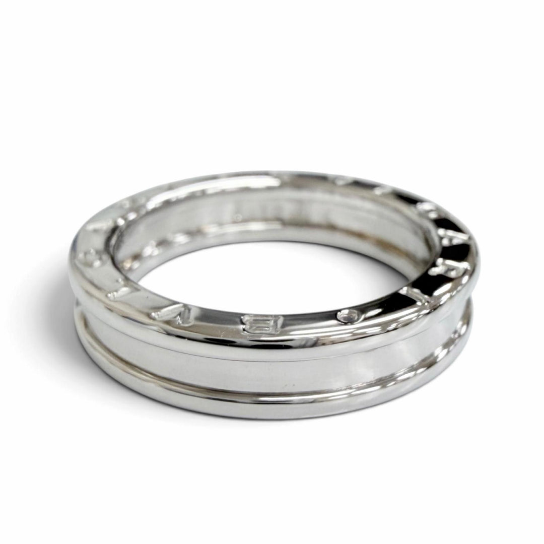 Excellent BVLGARI Ring ring B.zero1 1 band ring 750(WG) White gold 750 mens