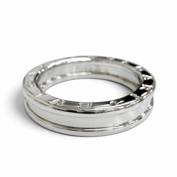 Excellent BVLGARI Ring ring B.zero1 1 band ring 750(WG) White gold 750 mens