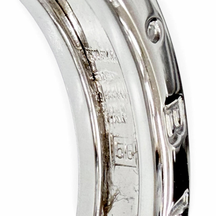 Excellent BVLGARI Ring ring B.zero1 1 band ring 750(WG) White gold 750 mens