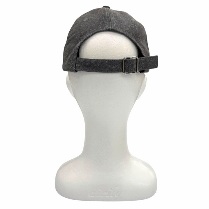 Excellent BOTTEGAVENETA cap logo embroidery hat gray Cowhide mens S 739329