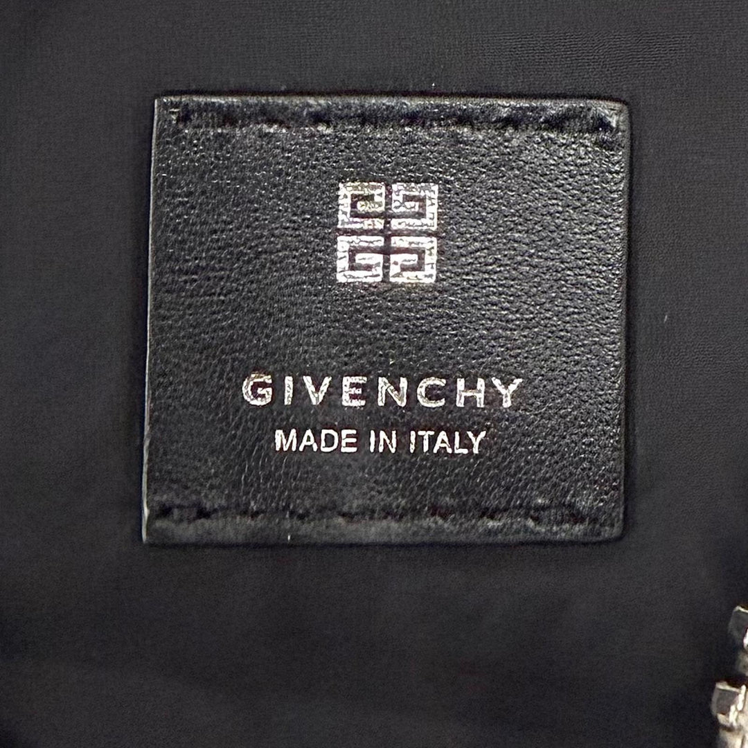 Excellent GIVENCHY Sling bag Logo 4G Zip black Nylon mens BKU038K1JE