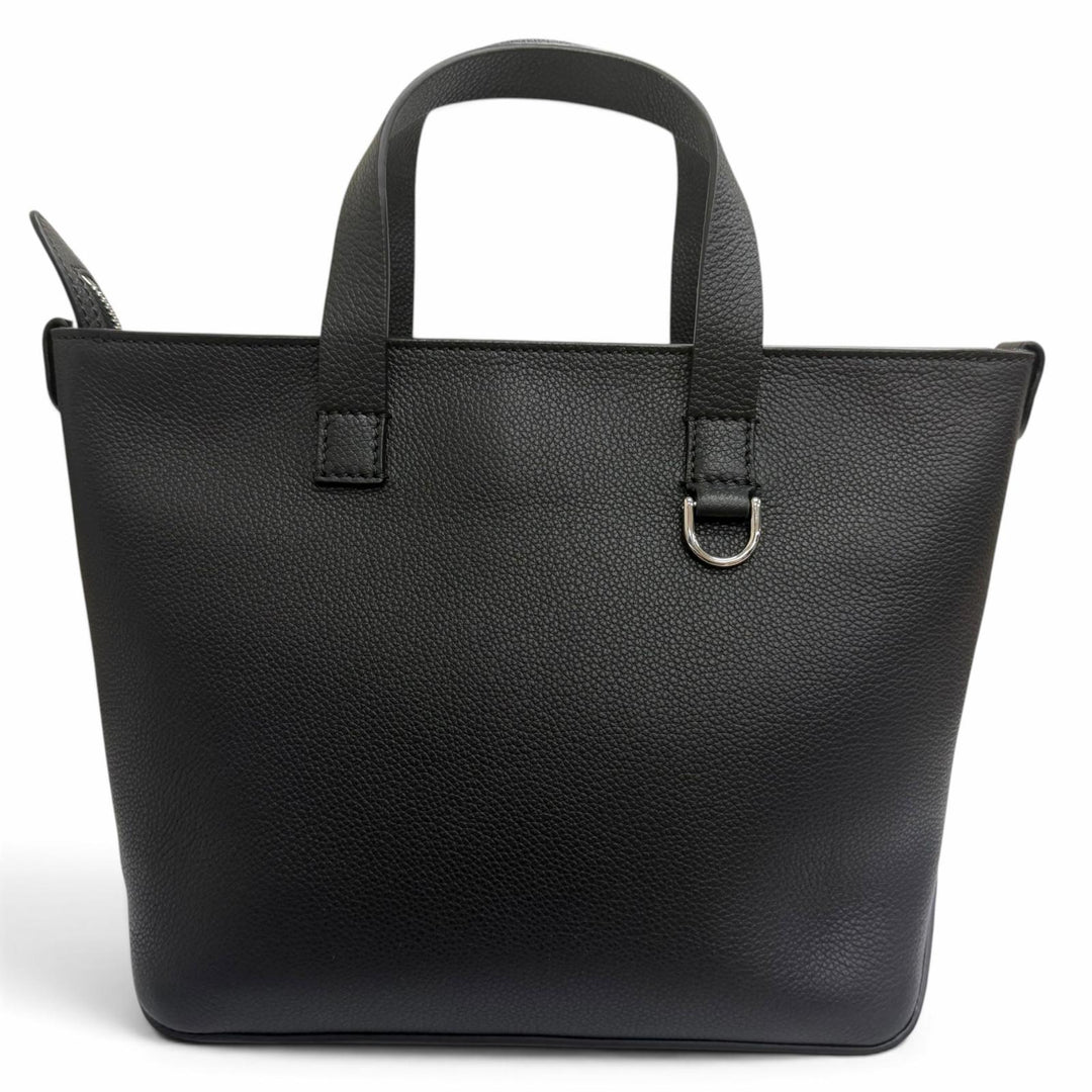 Excellent FENDI Fendi Louis Tote Bag Small FF logo black