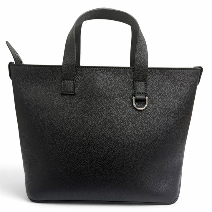 Excellent FENDI Fendi Louis Tote Bag Small FF logo black
