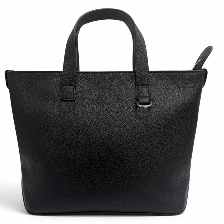 Excellent FENDI Fendi Louis Tote Bag Small FF logo black