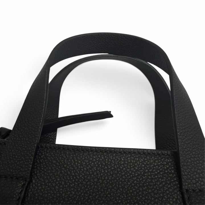 Excellent FENDI Fendi Louis Tote Bag Small FF logo black