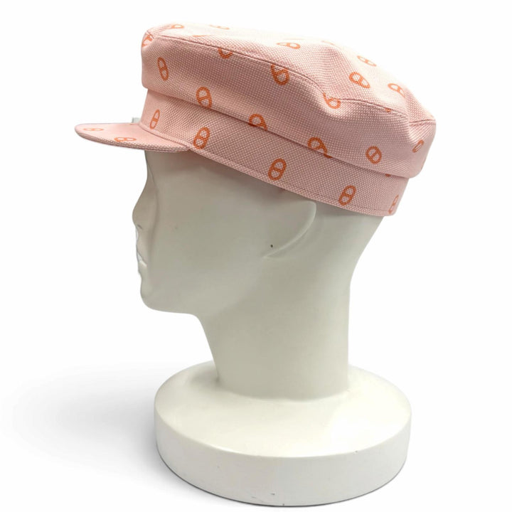 Pristine HERMES Casquette Vauban Toile H Chaine d'Ancre Sellier cotton 59