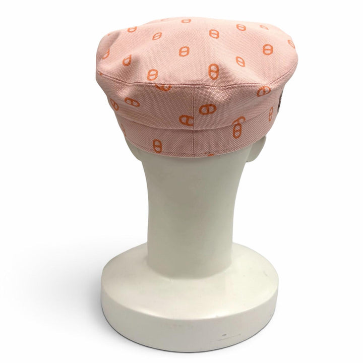 Pristine HERMES Casquette Vauban Toile H Chaine d'Ancre Sellier cotton 59