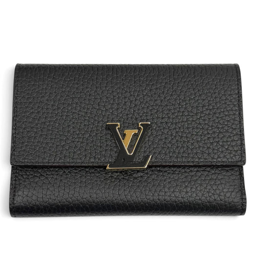 Excellent LOUIS VUITTON Tri-fold wallet Portefeuille Compact leather M62157
