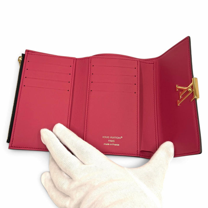 Excellent LOUIS VUITTON Tri-fold wallet Portefeuille Compact leather M62157