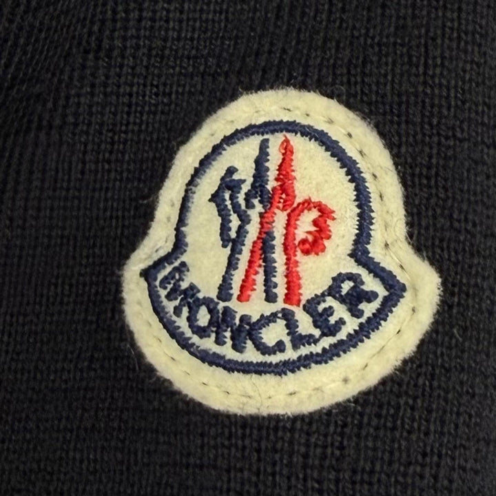 Great MONCLER Down jacket CARDIGAN TRICOT Logo patch with contrasting design XS