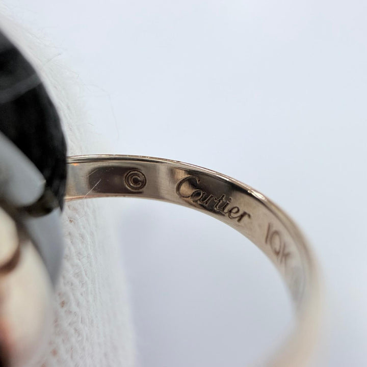 Excellent Cartier Trinity Cord Bracelet White gold AU750 Women