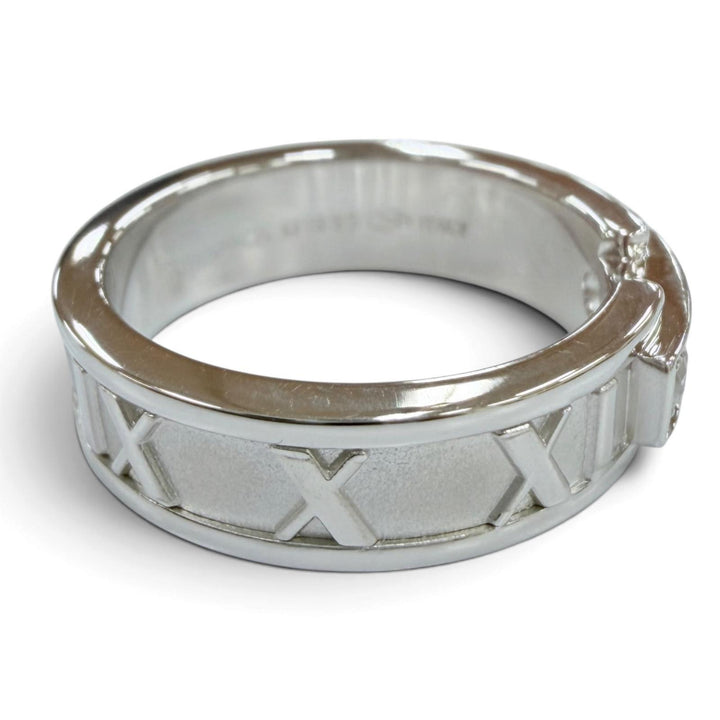 Excellent TIFFANY&Co. Ring ring Atlas ring White gold 750 Women