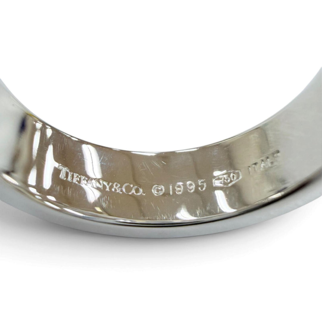 Excellent TIFFANY&Co. Ring ring Atlas ring White gold 750 Women