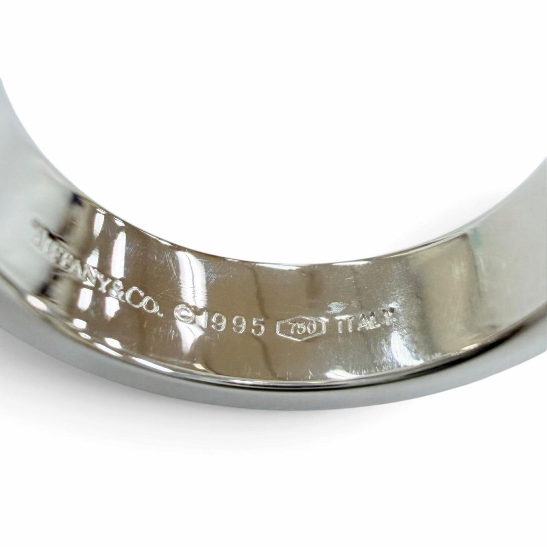 Excellent TIFFANY&Co. Ring ring Atlas ring White gold 750 Women