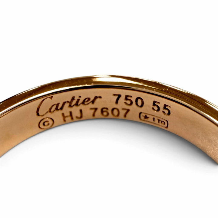 Excellent Cartier Ring ring LOVE Ring Small Model Pink gold 750 Women 55